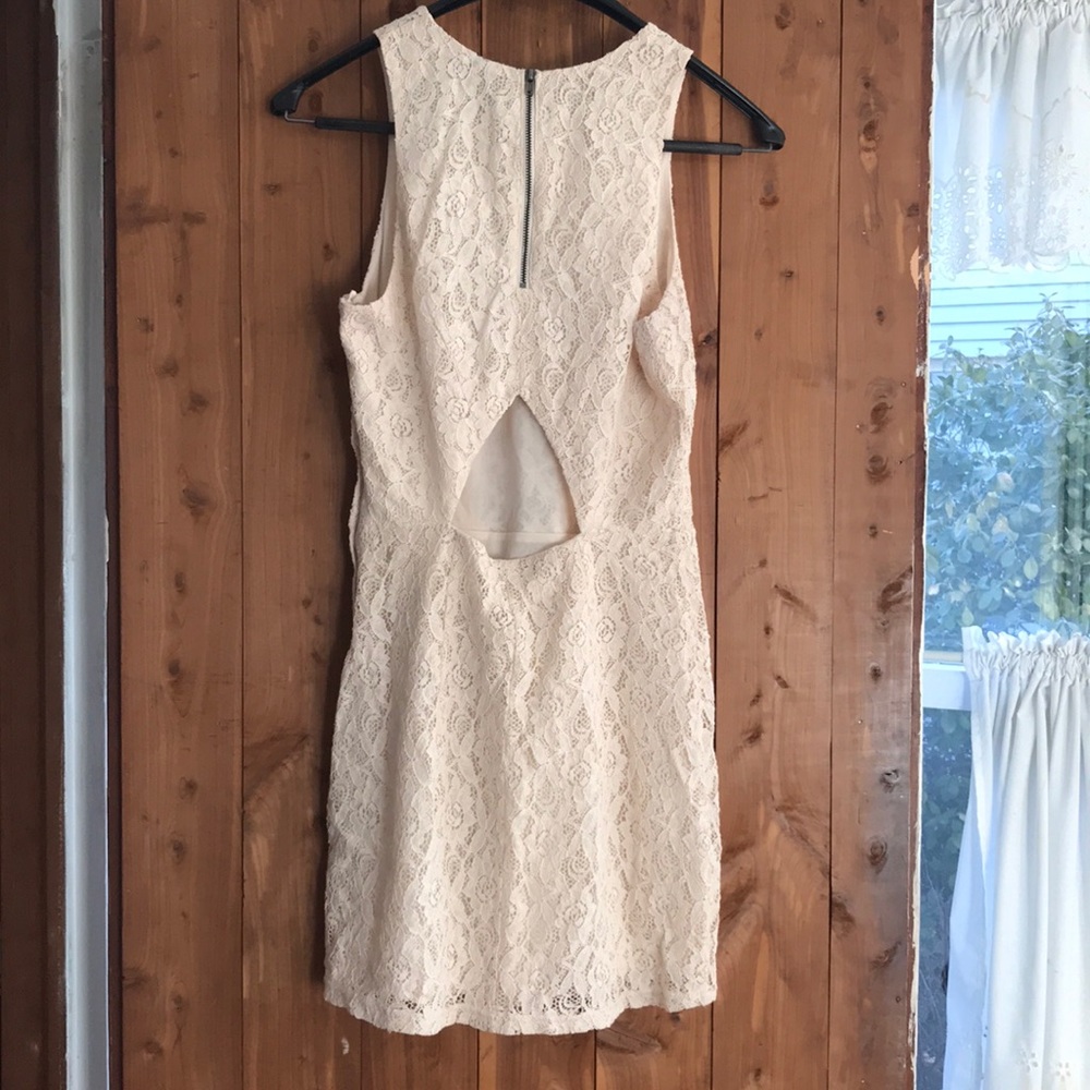 H&M Cut out back lace dress